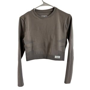 TheGivingMovement Women’s Sustainable Fitted Long Sleeve Cropped Top